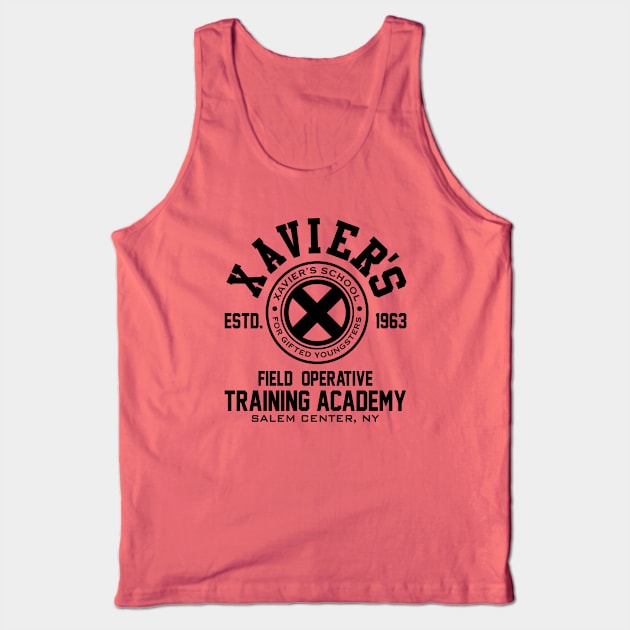 XAVIER SCHOOL TRAINING ACADEMY Tank Top by ROBZILLA